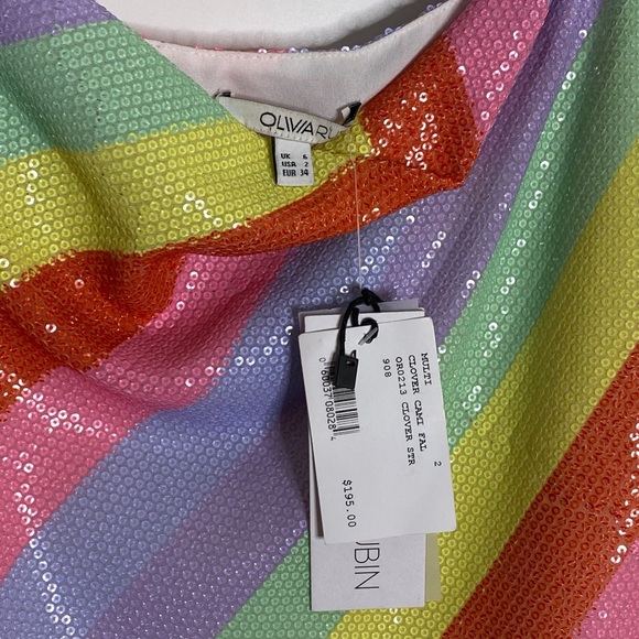 NWT Olivia Rubin Sequin Top US 2 /UK 6 - Picture 3 of 4